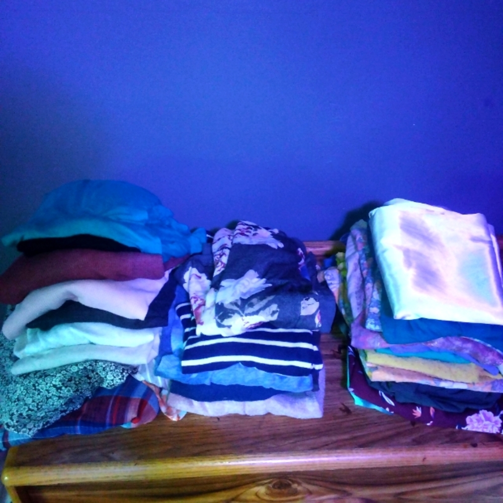 Lot of 56 Women's XL 12 clothes plus gift